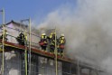 Dachstuhlbrand Koeln Poll Geislarerstr P251